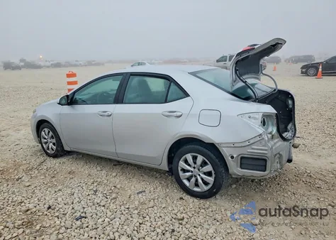 2015 Toyota Corolla Le z USA, uszkodzony, nr VIN 2T1BURHE4FC461704